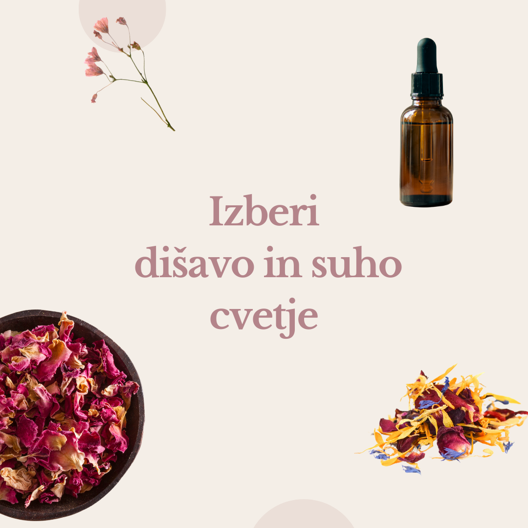 Ustvarjalna delavnica: Dišeča sveča s suhim cvetjem 20.3.2025