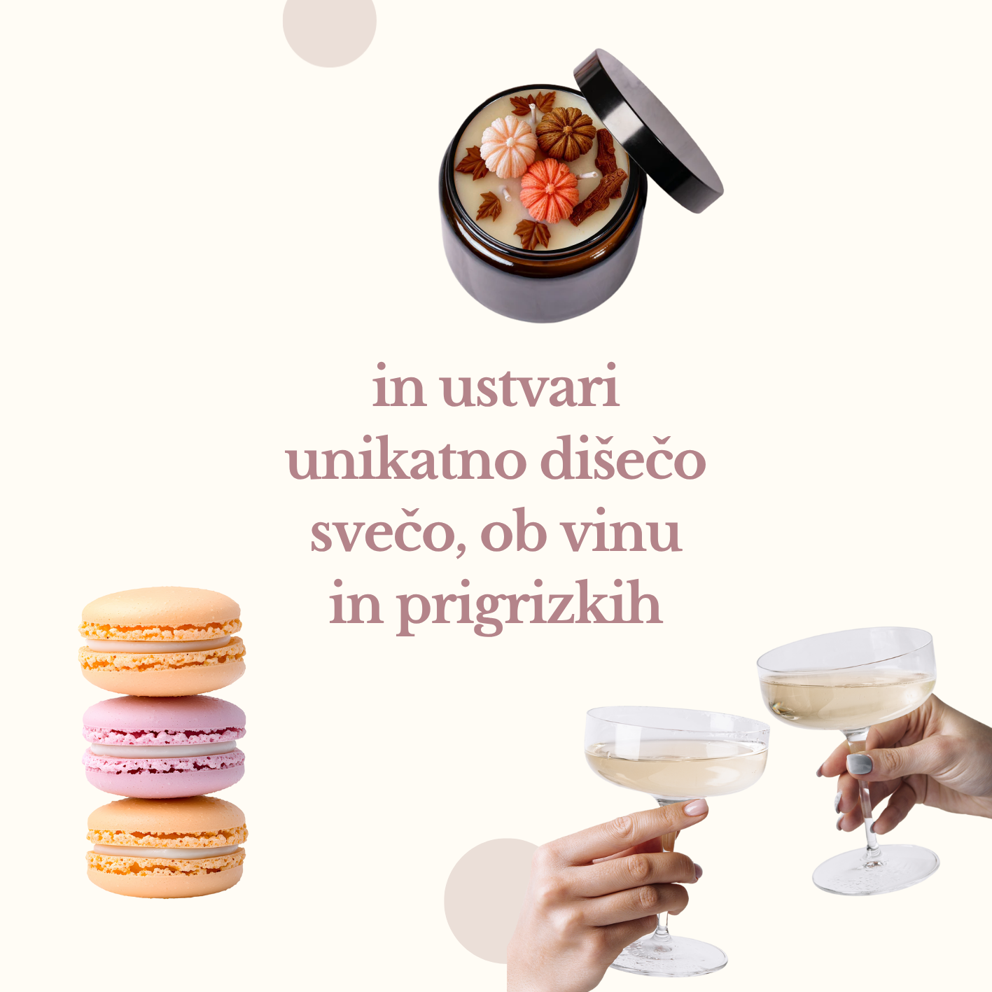 Ustvarjalna delavnica: Jesenska sveča, 29.10.