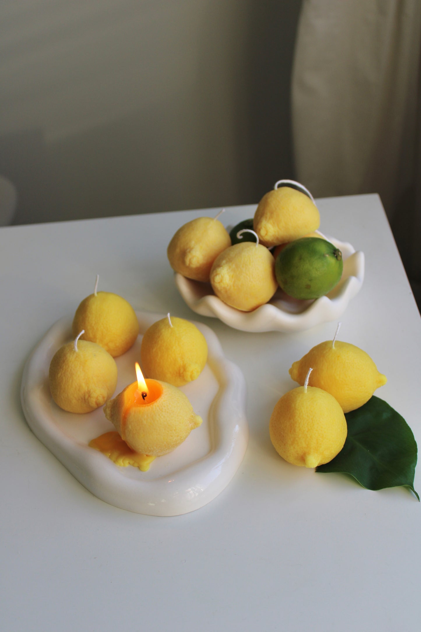 Dekorativna sveča "Limona"