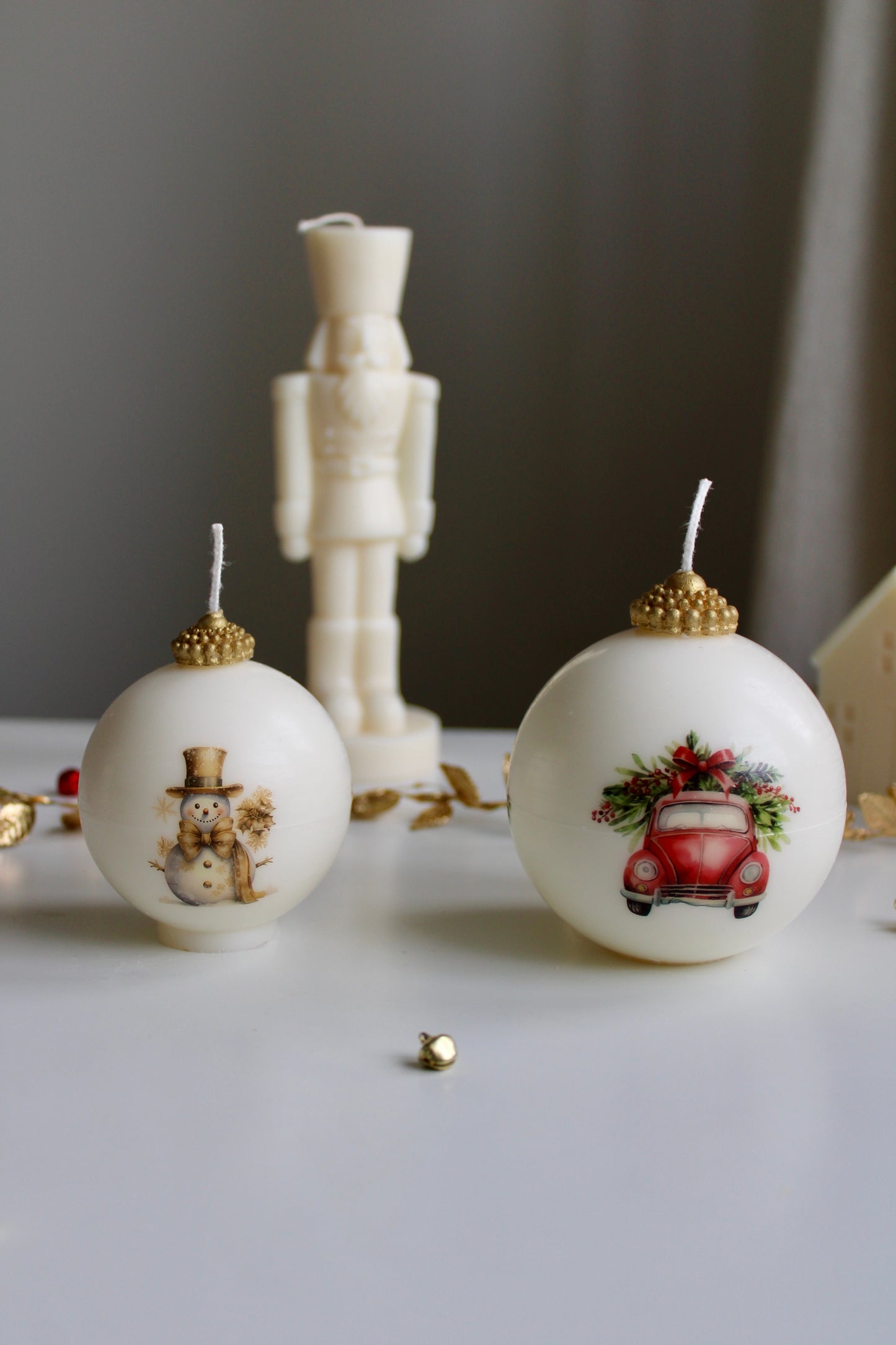 Dekorativna sveča "Božična bunkica velika"